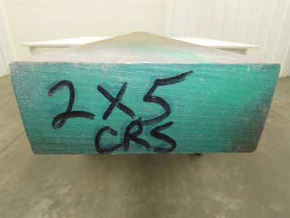 CRS Cold Rolled Steel Rectangle Flat Bar 2"x 5"x 118"  330Lbs