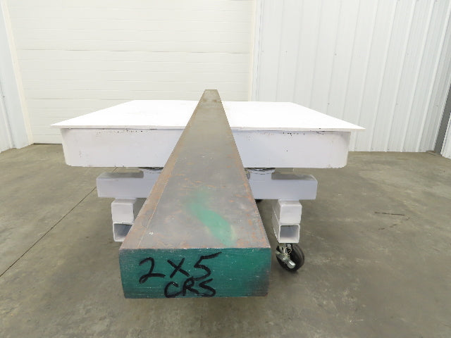 CRS Cold Rolled Steel Rectangle Flat Bar 2"x 5"x 118"  330Lbs