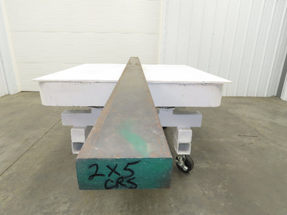 CRS Cold Rolled Steel Rectangle Flat Bar 2"x 5"x 118"  330Lbs