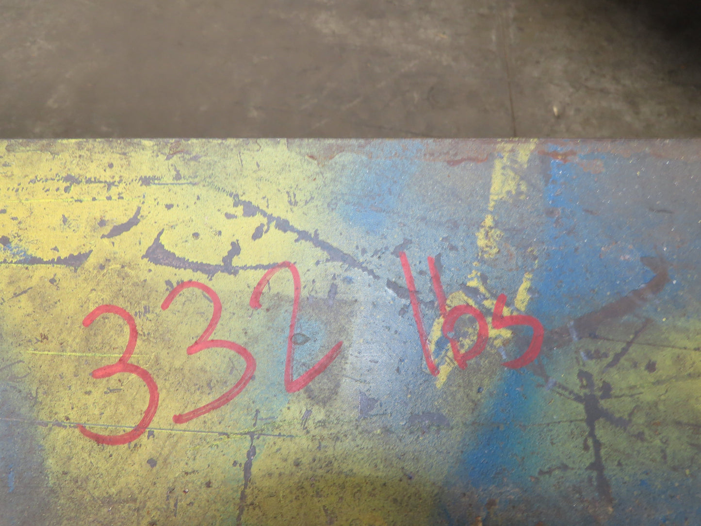 CRS Cold Rolled Steel Rectangle Flat Bar 2"x 5"x 118"  330Lbs