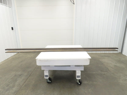 Cold Rolled Steel Rectangle Flat Bar 5/8" and 1-1/8"  Mixed Lot of 2 Long pcs