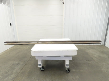 Cold Rolled Steel Rectangle Flat Bar 5/8" and 1-1/8"  Mixed Lot of 2 Long pcs