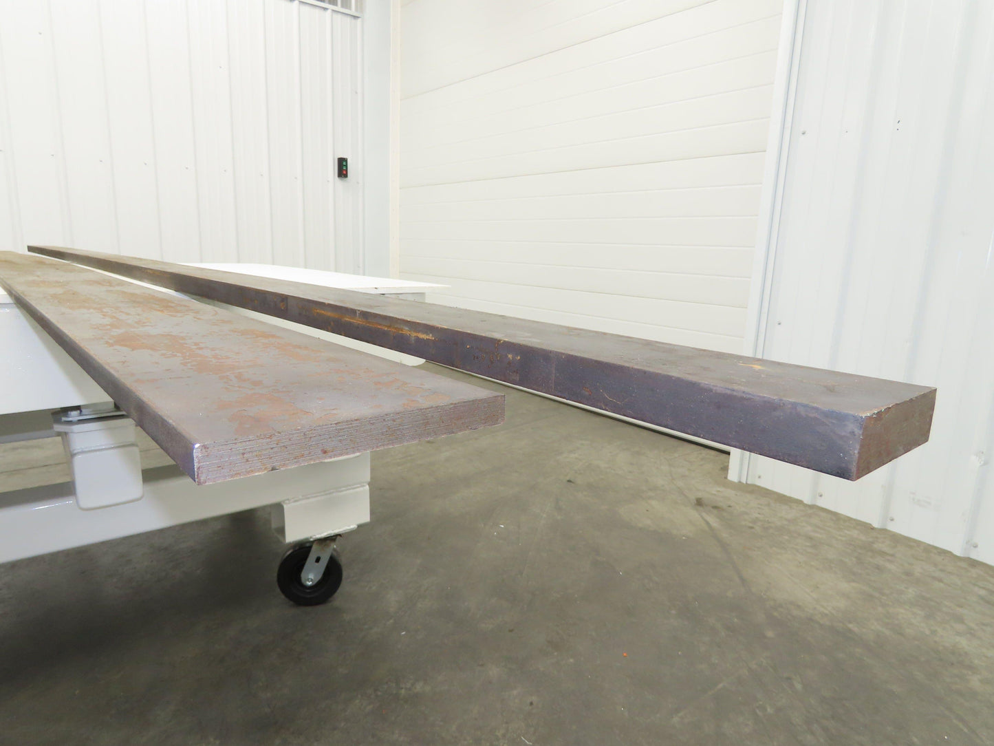 Cold Rolled Steel Rectangle Flat Bar 5/8" and 1-1/8"  Mixed Lot of 2 Long pcs