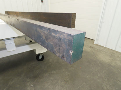 Cold Rolled Steel Flat Bar 1.5"thick x 2.5" and 3.5"Wide   Mixed Lot of 2pcs