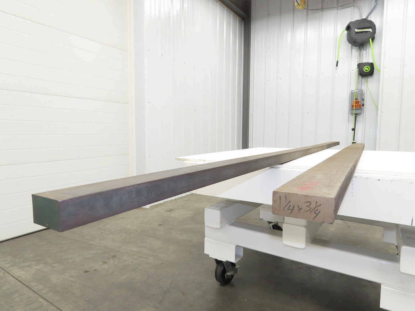 Cold Rolled Steel Flat Bar 1.5"thick x 2.5" and 3.5"Wide   Mixed Lot of 2pcs