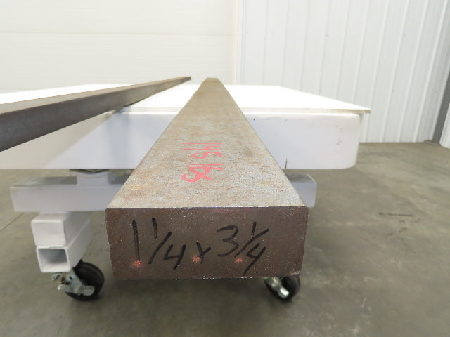 Cold Rolled Steel Flat Bar 1.5"thick x 2.5" and 3.5"Wide   Mixed Lot of 2pcs