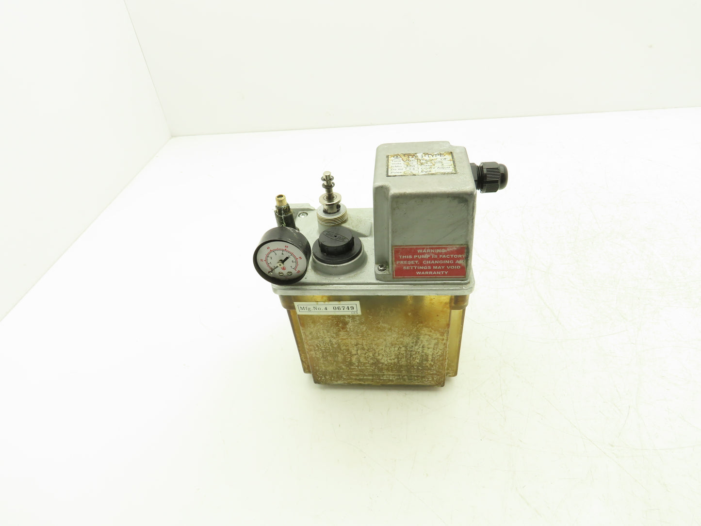 Chen Ying CES Automatic Lubricator Oiler 110V Displ Volume 3-6cc 10min Timer