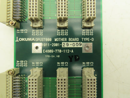 Okuma 1911-2901-29-009 Opus7000 Mother Board Type D Printed Circuit Module