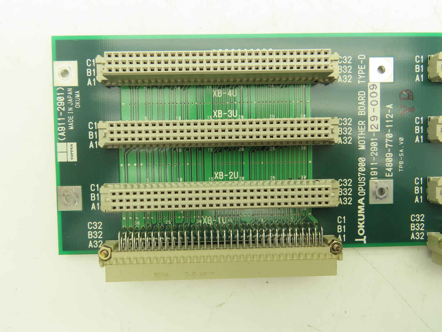 Okuma 1911-2901-29-009 Opus7000 Mother Board Type D Printed Circuit Module