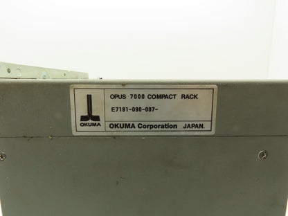 Okuma E7191-090-008 Opus7000 PLC Chassis Enclosure Only