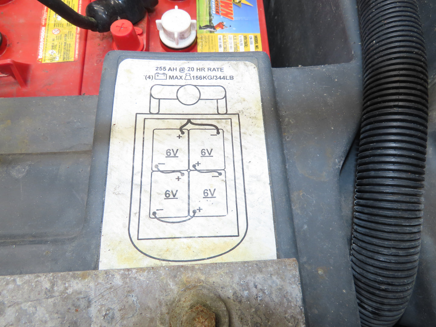 Advance Convertamatic X28D AXP Floor Scrubber 24V Battery Walk Behind 28" Tested