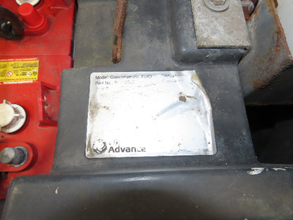 Advance Convertamatic X28D AXP Floor Scrubber 24V Battery Walk Behind 28" Tested