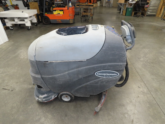 Advance Convertamatic X28D AXP Floor Scrubber 24V Battery Walk Behind 28" Tested