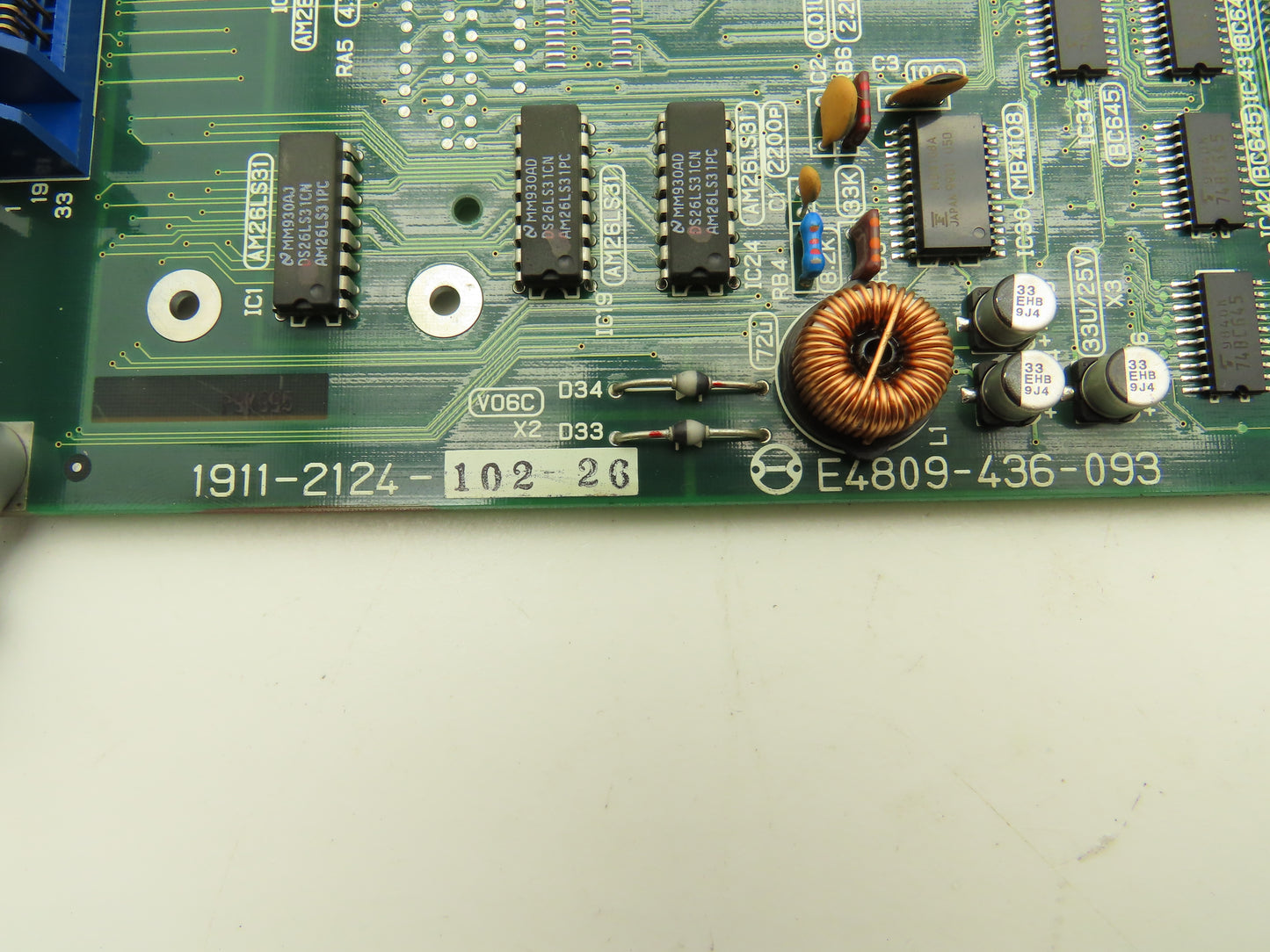 Okuma 1911-2124-102-26 Opus7000 PC Control FR Board PCB