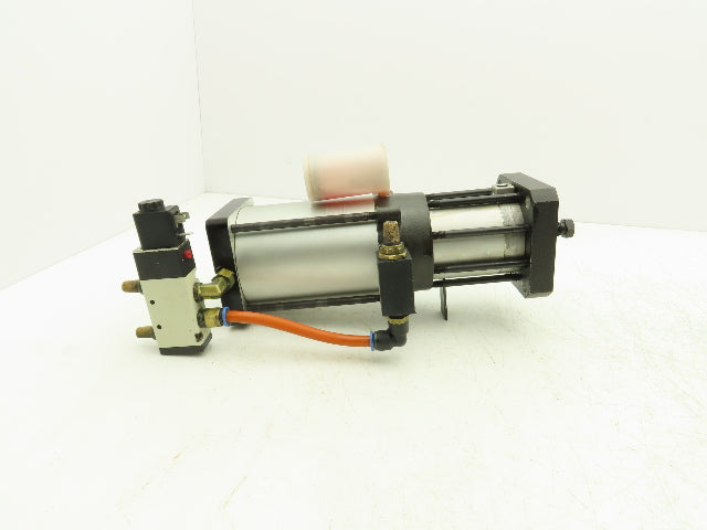 Hao Cheng Industry Pneumatic Boosting Cylinder 3500kg 100mm Bore 13mm Stroke