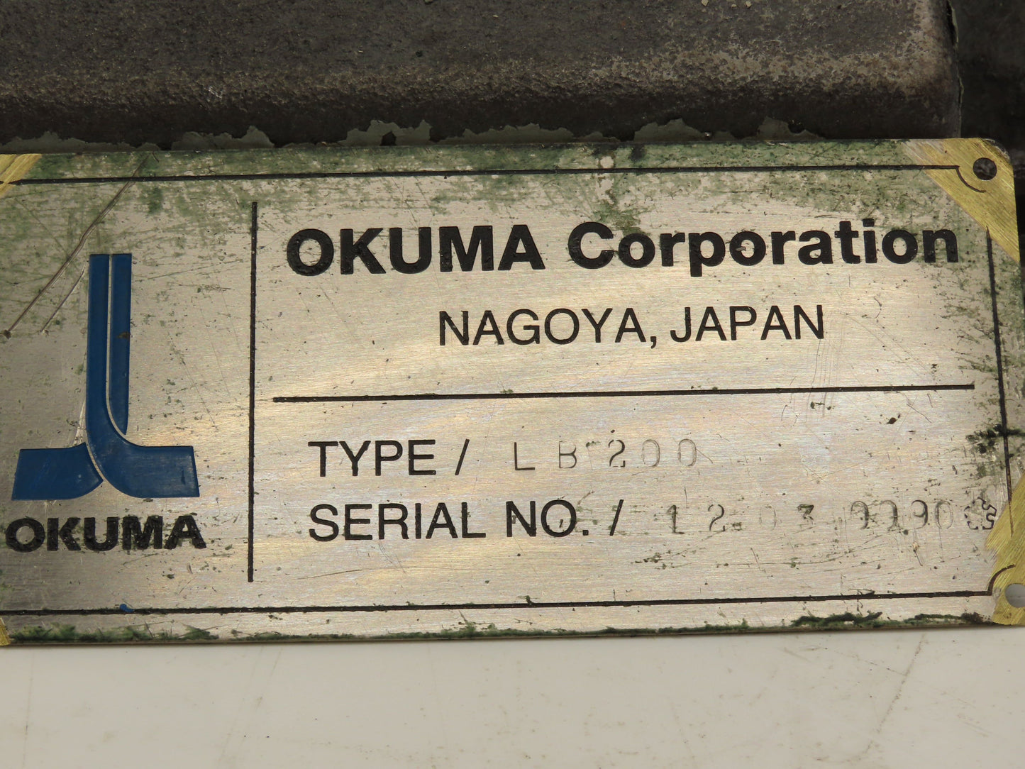Okuma LB-200 CNC Lathe Spindle Tailstock 18"