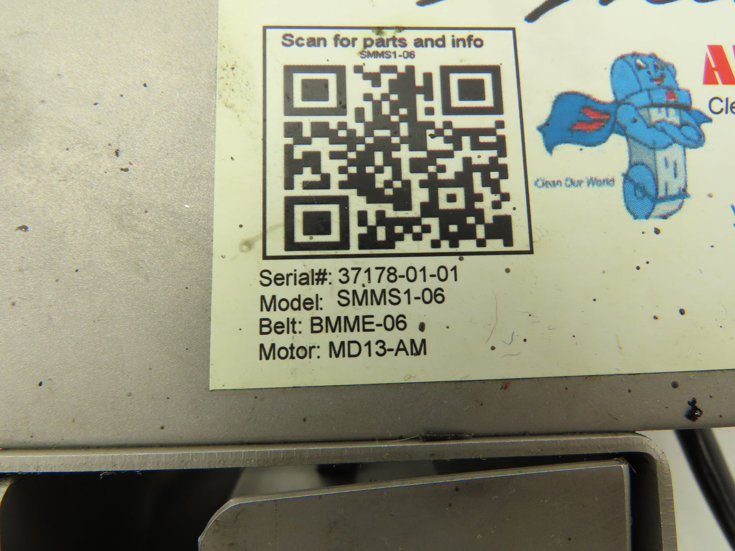 Abanaki Mighty Mini Separator Oil Skimmer 120V *Broken Timer No Rod & Belt Parts