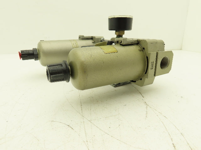 SMC AL40-N04-23Z Pneumatic Air Filter Regulator Lubricator Assembly