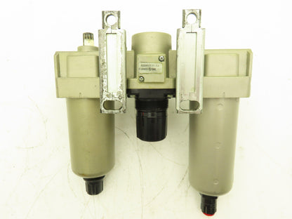 SMC AL40-N04-23Z Pneumatic Air Filter Regulator Lubricator Assembly