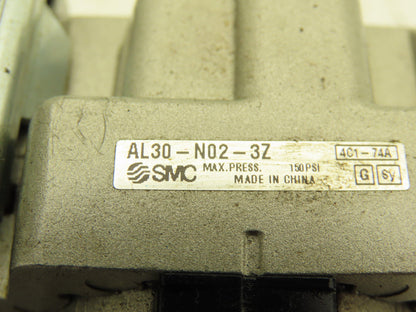 SMC AL30-N02-3Z Pneumatic Air Filter Regulator Lubricator Assembly