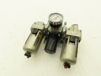 SMC AL30-N02-3Z Pneumatic Air Filter Regulator Lubricator Assembly