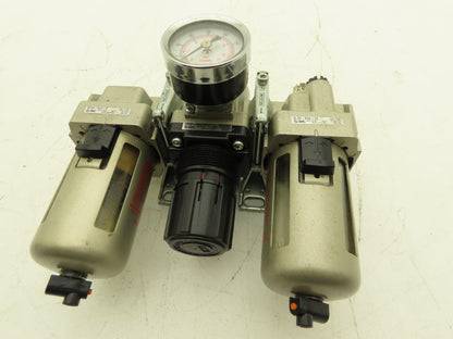 SMC AL30-N02-3Z Pneumatic Air Filter Regulator Lubricator Assembly