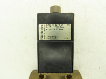 Burkert 0262 Pneumatically Operated Valve 2 Position 2 port 65 to 87psi G1/2"