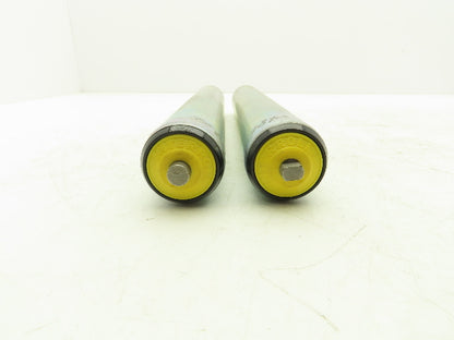 Interroll 1100 Gravity Conveyor Roller 50mm Dia 370mm BF Lot of 2