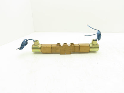 Versa VXX-4324-H-3BC-10-31-120V Pneumatic Solenoid Valve 4-Way 3-Pos 1/4"npt