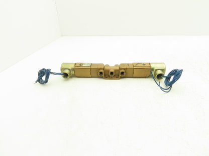 Versa VXX-4324-H-3BC-10-31-120V Pneumatic Solenoid Valve 4-Way 3-Pos 1/4"npt