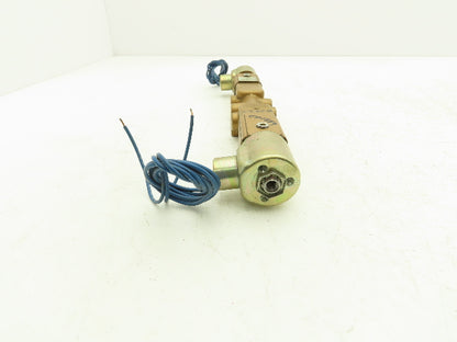 Versa VXX-4324-H-3BC-10-31-120V Pneumatic Solenoid Valve 4-Way 3-Pos 1/4"npt