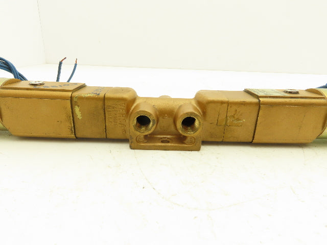 Versa VXX-4324-H-3BC-10-31-120V Pneumatic Solenoid Valve 4-Way 3-Pos 1/4"npt