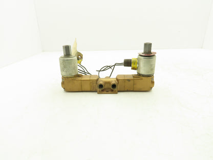 Versa VXX-4324-X-3 Pneumatic Directional Solenoid Valve 4-Way 3-Pos 1/4"npt 120V