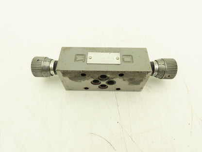 Toyooki Kogyo 9ES Hytegra Valve Manual Dual Flow Control