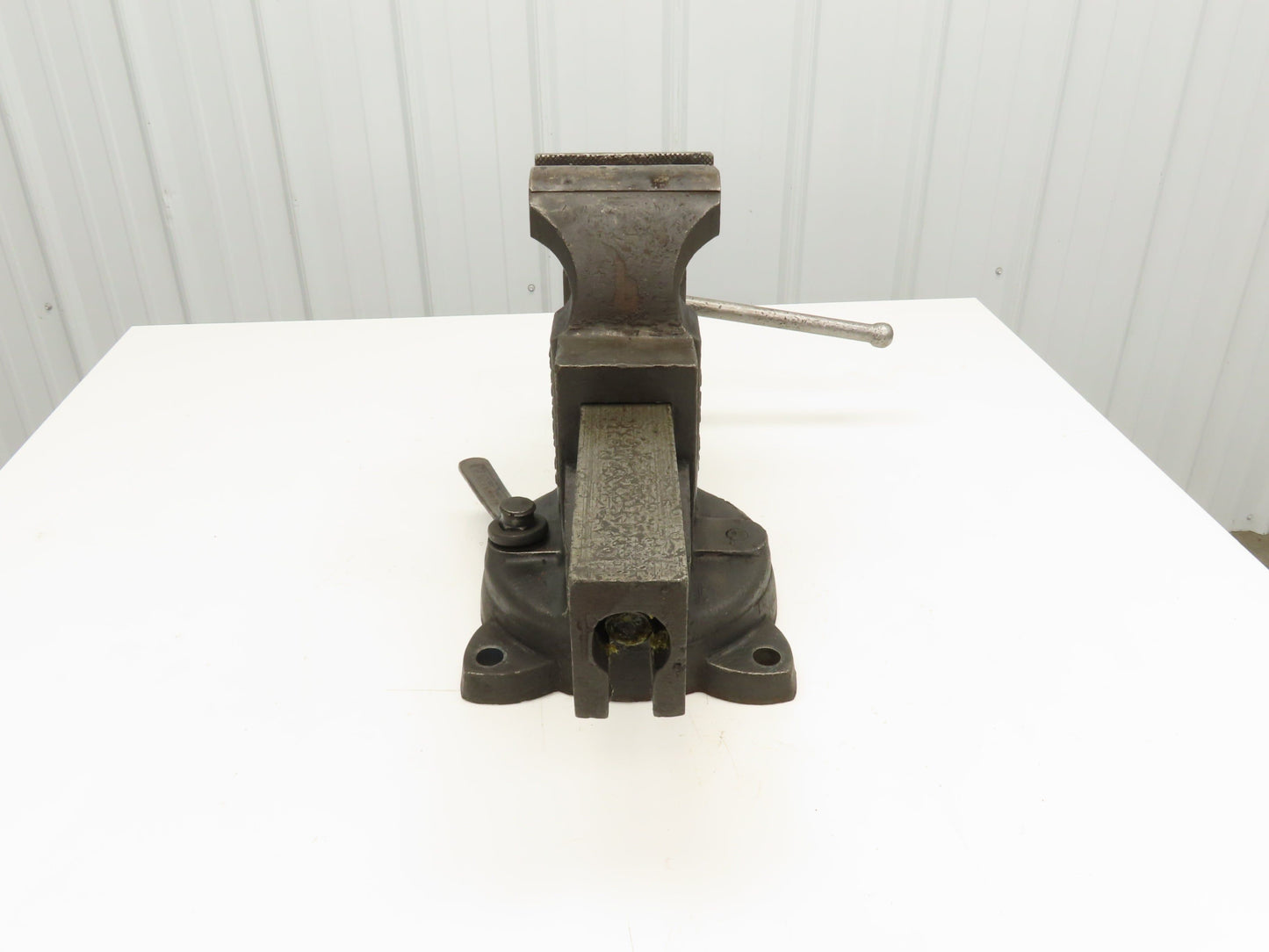 Charles Parker Model 976 Swiveling Bench Vise 6" Vtg Heavy Duty American Made
