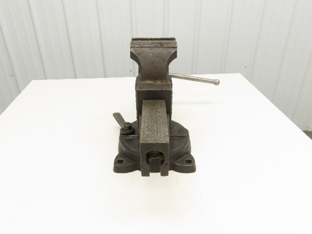 Charles Parker Model 976 Swiveling Bench Vise 6" Vtg Heavy Duty American Made