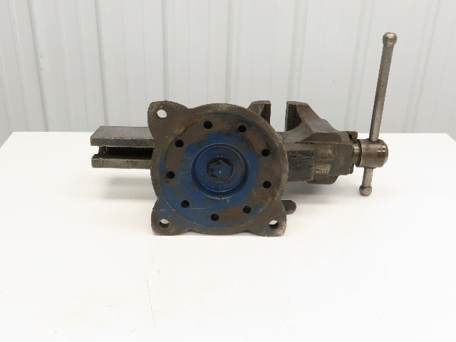Charles Parker Model 976 Swiveling Bench Vise 6" Vtg Heavy Duty American Made