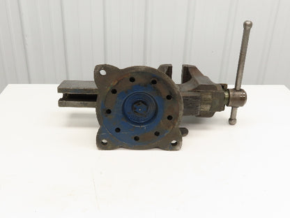 Charles Parker Model 976 Swiveling Bench Vise 6" Vtg Heavy Duty American Made