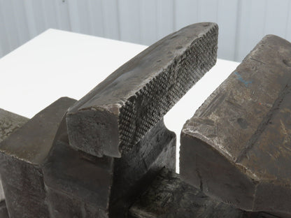 Charles Parker Model 976 Swiveling Bench Vise 6" Vtg Heavy Duty American Made