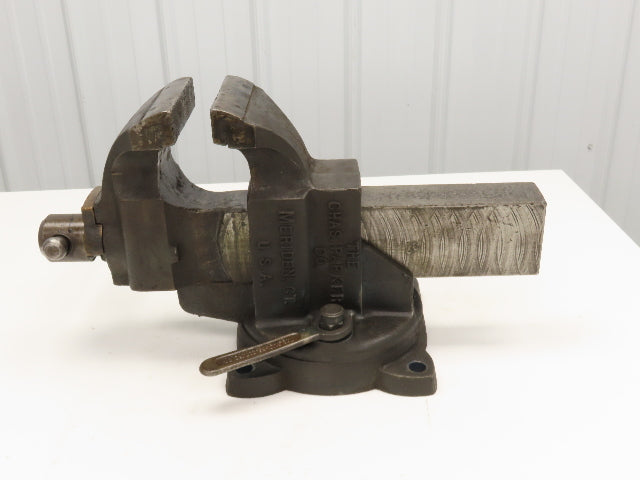Charles Parker Model 976 Swiveling Bench Vise 6" Vtg Heavy Duty American Made