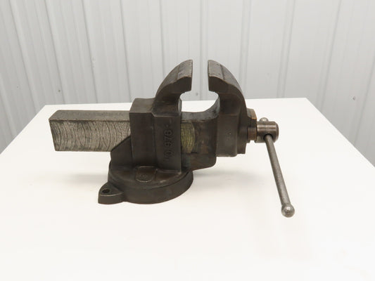 Charles Parker Model 976 Swiveling Bench Vise 6" Vtg Heavy Duty American Made