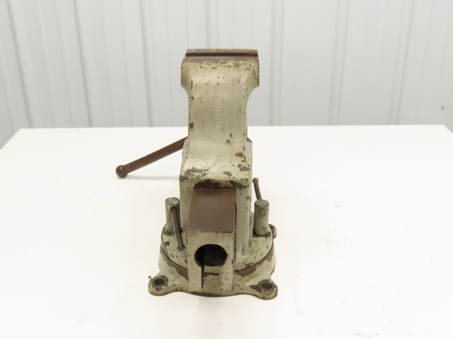 Armstrong Model 205-1 Swiveling Bench Vise 5" Vtg Heavy Duty American Made