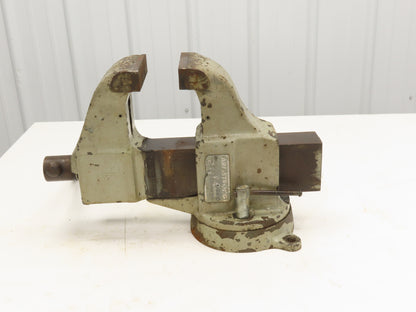 Armstrong Model 205-1 Swiveling Bench Vise 5" Vtg Heavy Duty American Made