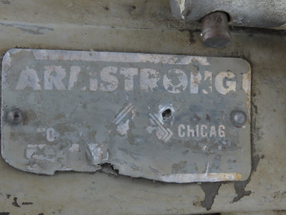 Armstrong Model 205-1 Swiveling Bench Vise 5" Vtg Heavy Duty American Made