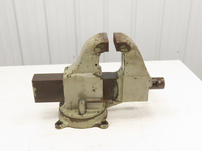 Armstrong Model 205-1 Swiveling Bench Vise 5" Vtg Heavy Duty American Made