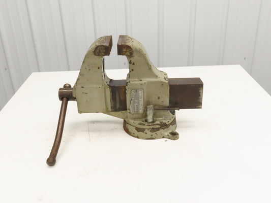 Armstrong Model 205-1 Swiveling Bench Vise 5" Vtg Heavy Duty American Made