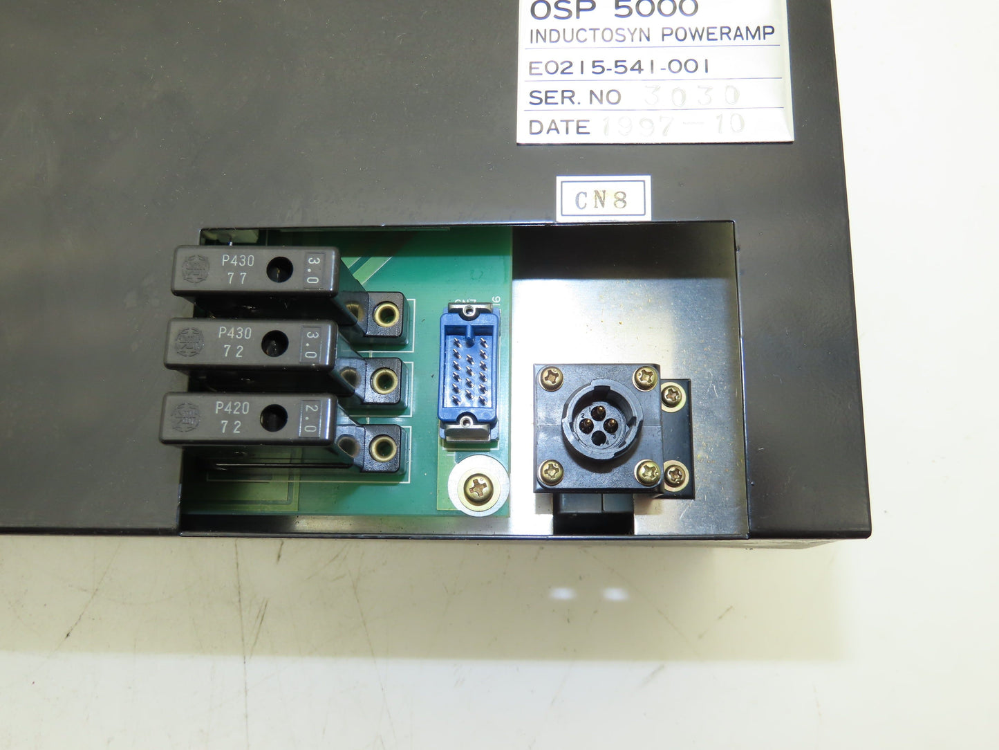 Okuma E0215-541-001 OSP 5000 Inductosyn Poweramp Servo Amplifier