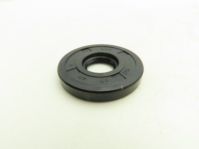 TCM 17-47-7SC Metric Oil Seal Nitrile Rubber Single Lip 17x47x7mm  Lot of 9
