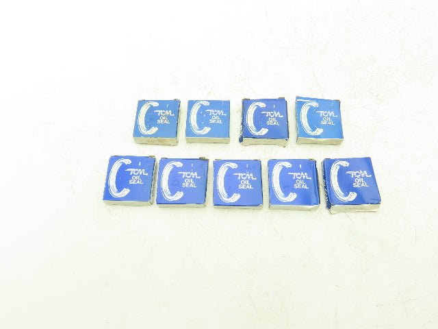 TCM 17-47-7SC Metric Oil Seal Nitrile Rubber Single Lip 17x47x7mm  Lot of 9