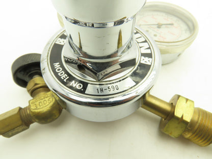 Matheson 1H-590 Gas Regulator Dual Gauge 2500 PSIG